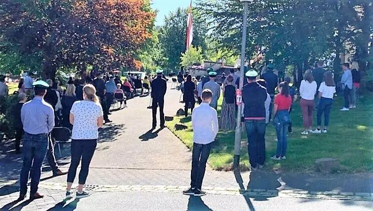 Schüt­zen­messe in Dahl unter Corona-Bedingungen
