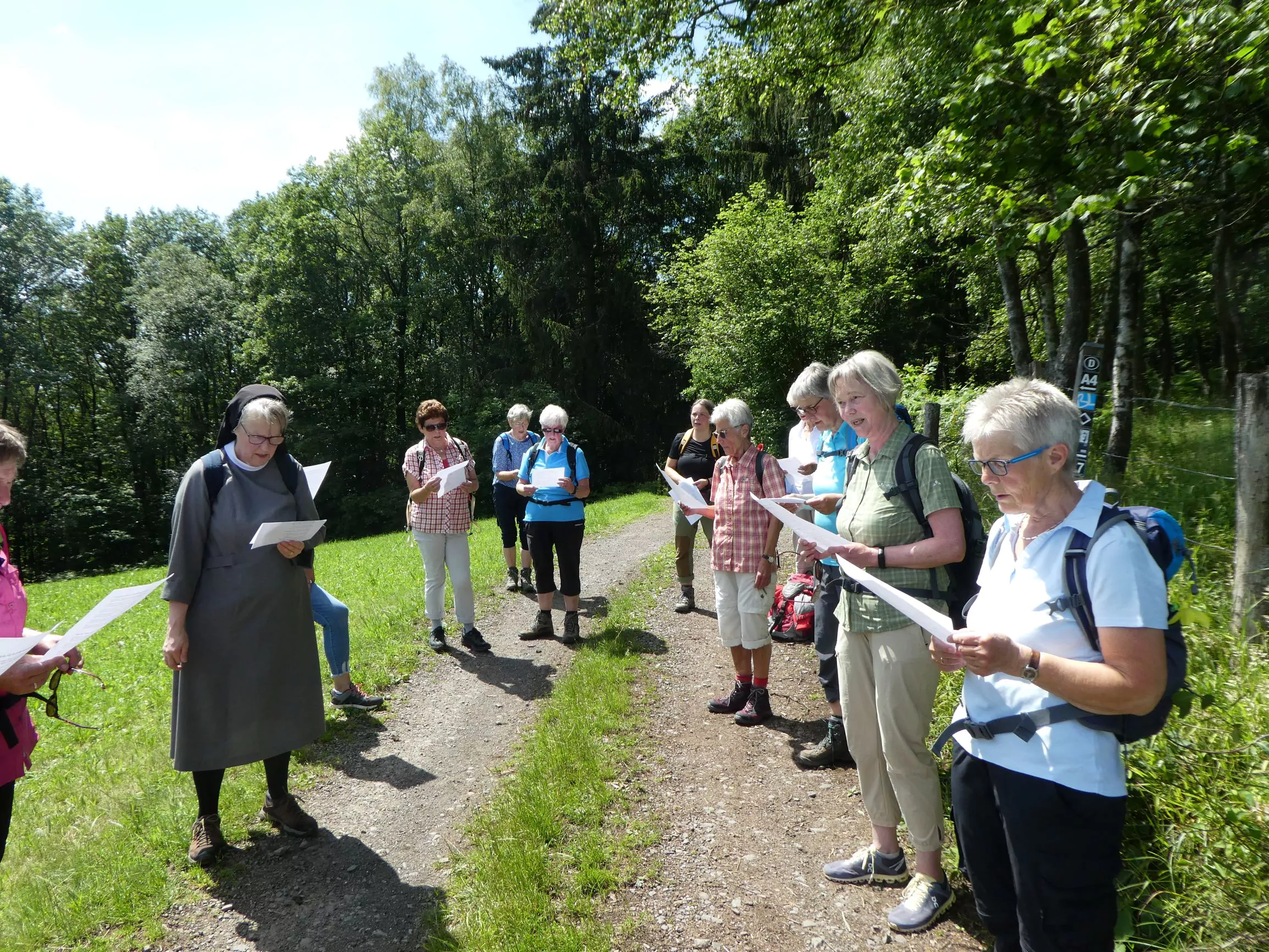 Wanderung 2021 kfd st. marien olpe franz hitze Pfad