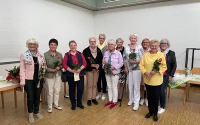 Frauen in St. Martinus: Jubi­lar­eh­rung der Mitglieder und Ehrung der Mitarbeiterinnen