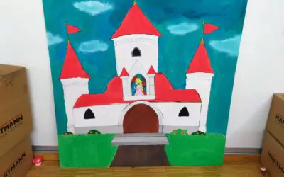 Mario und seine Freunde besu­chen das Lorenz-Jaeger-Haus