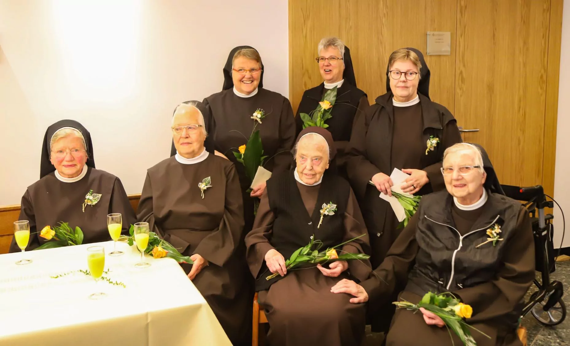Mutterhaus der Franziskanerinnen sieben Jubilarinne 2022