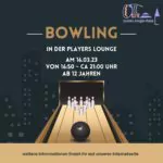 Lorenz Jäger Haus Plakat Bowling