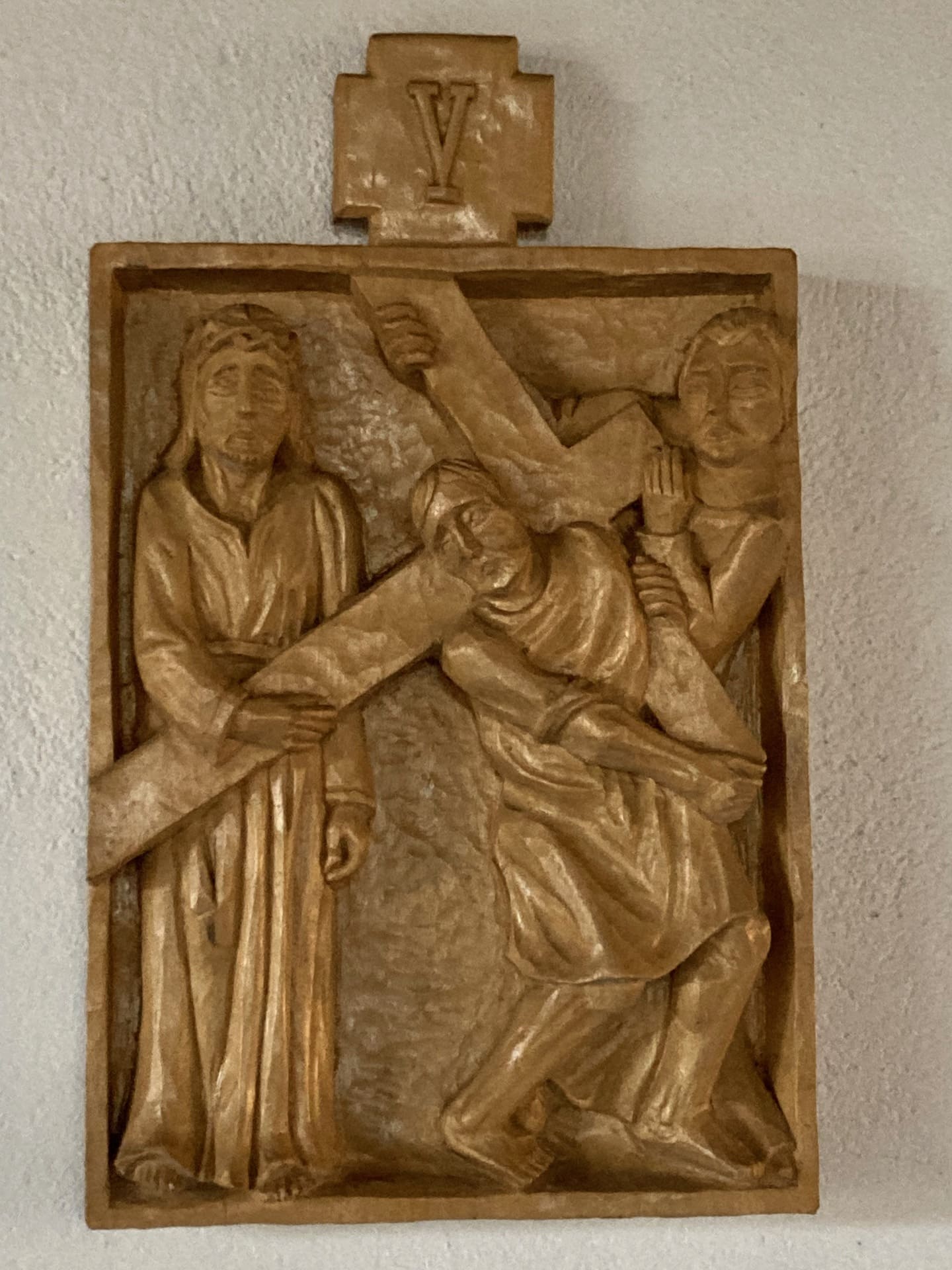 5. Station Kreuzweg in Günsen St. Marien Kirche Olpe Glockenturm