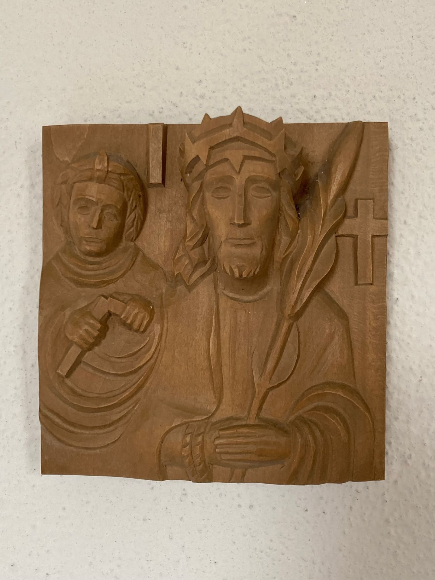 1. Station Kreuzweg in der Kapelle St. Valentin in Hitzendumicke St. Marien Kirche Olpe Glockenturm