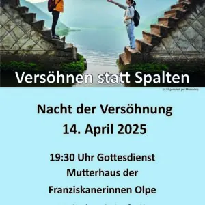 Plakat Nacht der Versöhnung