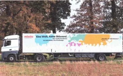 Missio Truck auf dem Olper Marktplat