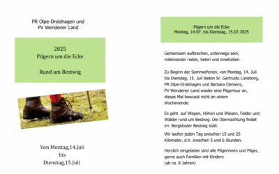 Pilgern um die Ecke
