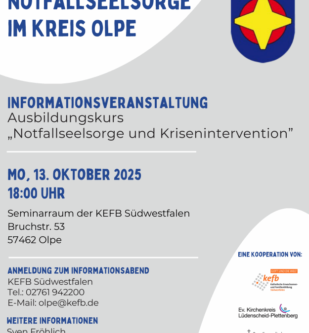 Ökume­ni­sche Notfall­seel­sorge&nbsp;im
