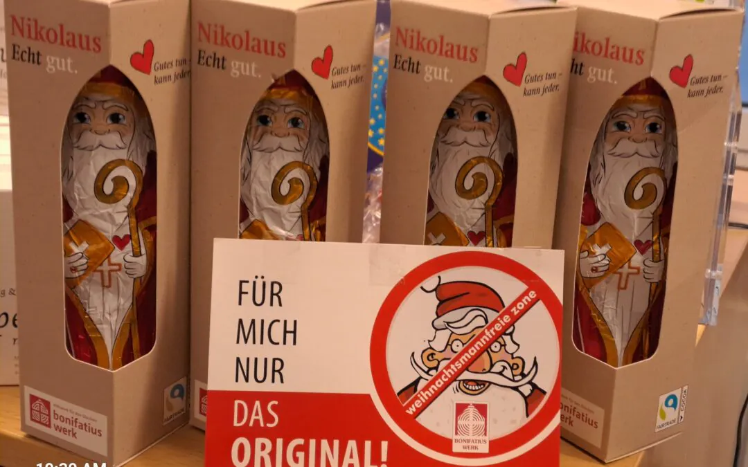 Fair­trade Niko­laus vom Boni­fa­tius&nbsp;Werk