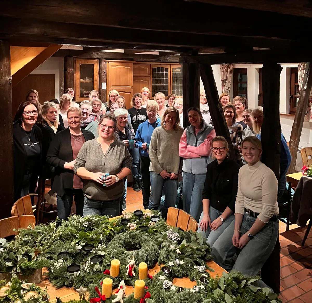 Adventkranz binden Sassmicke