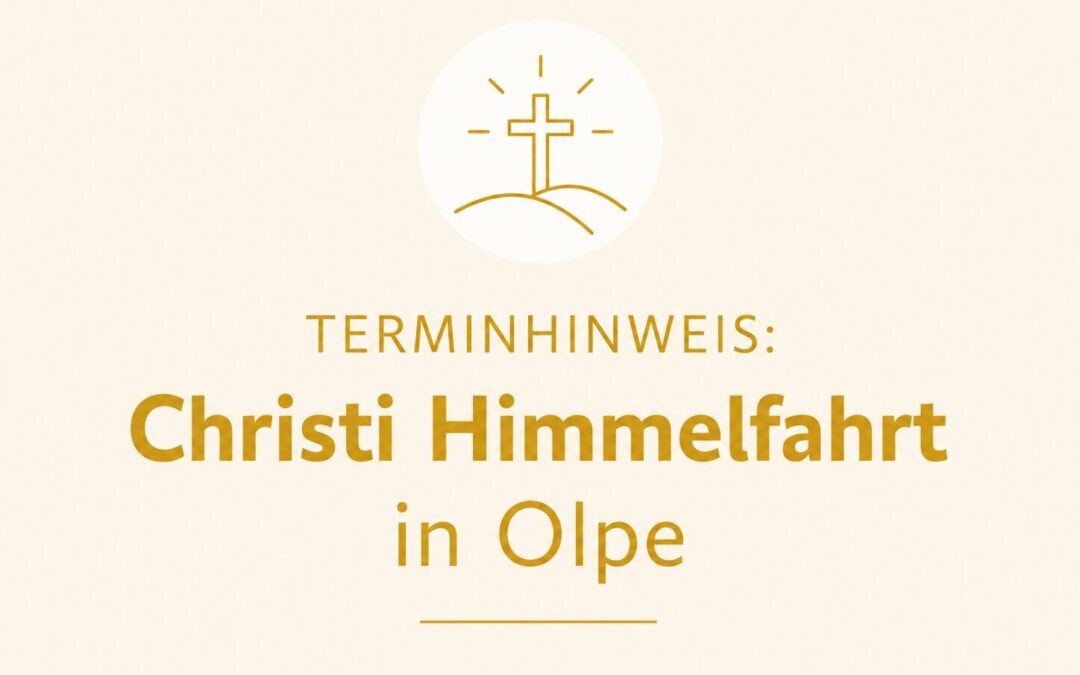 Christi Himmel­fahrt: Gottes­dienst in St. Martinus, keine Prozession