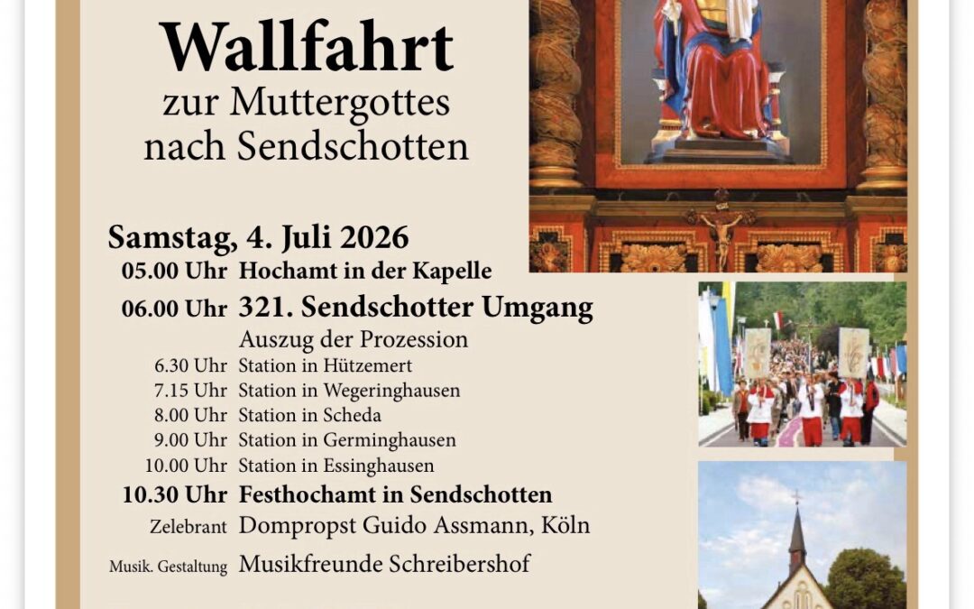 321. Send­schotter Umgang – Wall­fahrt nach Sendschotten