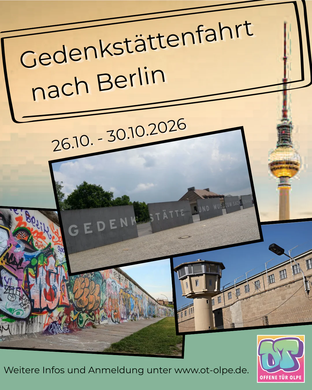 Gedenkstättenfahrt nach Berlin – Geschichte erleben statt nur darüber lesen