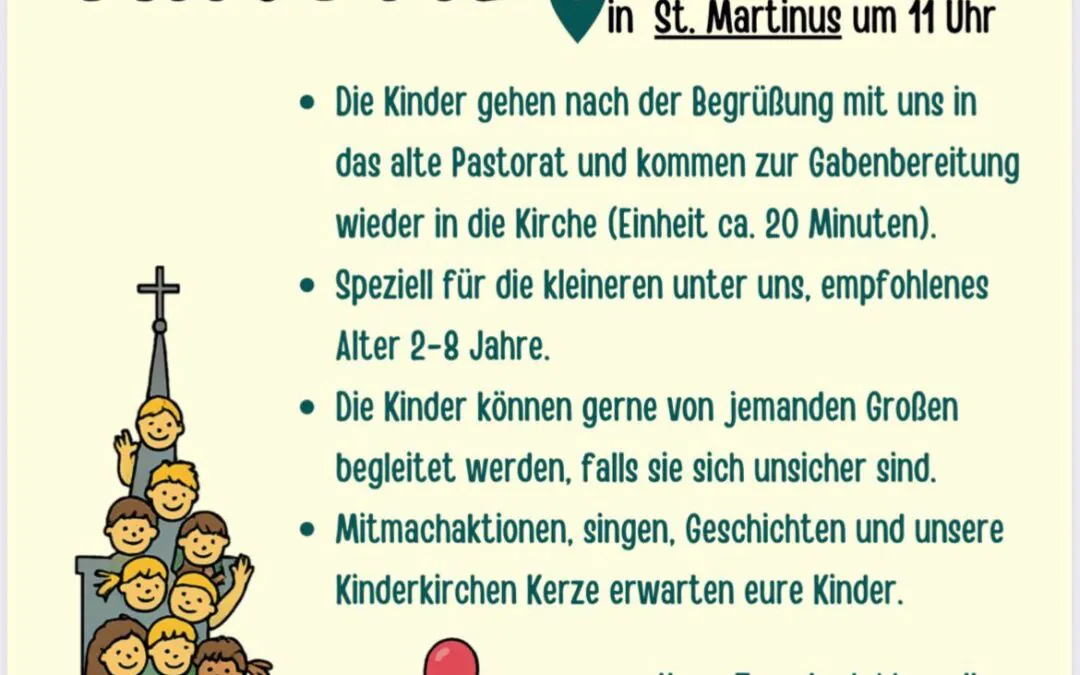Kinder­kirche in St. Martinus am 06. September